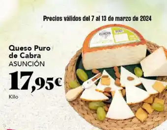 Gadis Queso Puro de Cabra ASUNCIÓN oferta