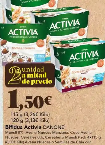Gadis Bífidus Activia DANONE oferta