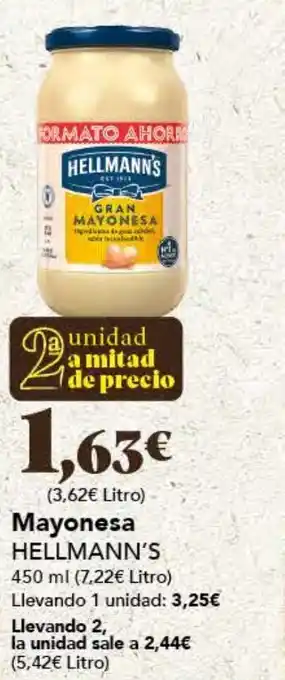 Gadis Mayonesa HELLMANN'S 450 ml oferta