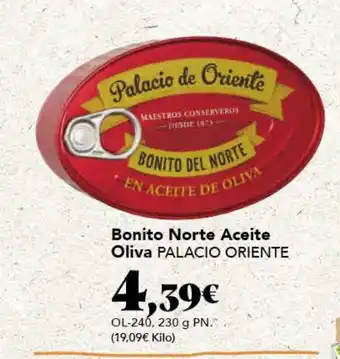 Gadis Bonito Norte Aceite Oliva PALACIO ORIENTE oferta