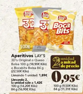 Gadis Aperitivos LAY'S oferta