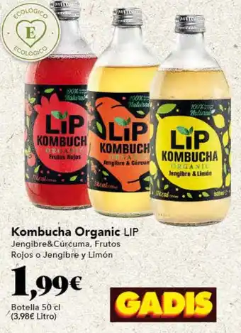 Gadis Kombucha Organic LIP oferta