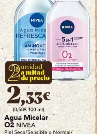 Gadis Agua Micelar 02 NIVEA oferta
