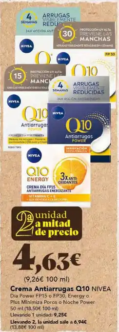 Gadis Crema Antiarrugas Q10 NIVEA oferta