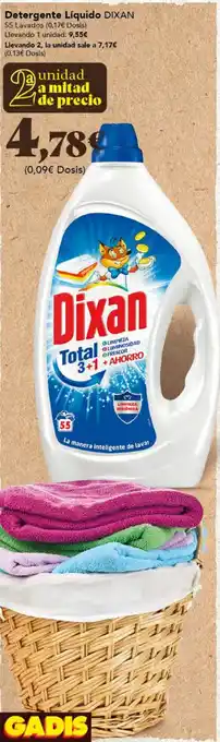 Gadis Detergente Líquido DIXAN oferta