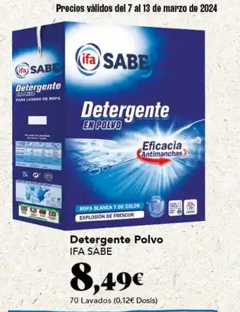 Gadis Detergente IFA SABE oferta