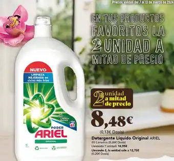 Gadis Detergente Líquido Original ARIEL oferta