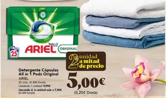 Gadis Detergente Cápsulas All in 1 Pods Original ARIEL oferta