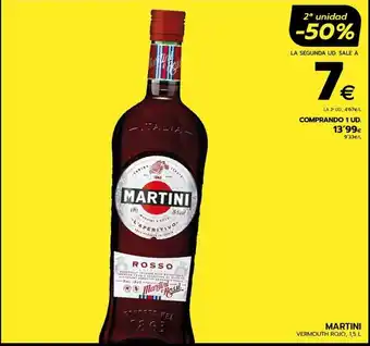 MARTINI VERMOUTH ROJO, 1,5 L