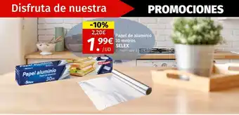 Maskom Supermercados Papel de aluminio 30 metros SELEX oferta