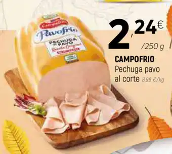 Coviran Campofrio Pechuga pavo al corte 250g oferta