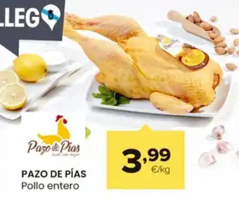 Autoservicios Familia PAZO DE PÍAS Pollo entero oferta