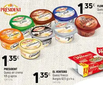 Coviran President Queso en crema 105g oferta