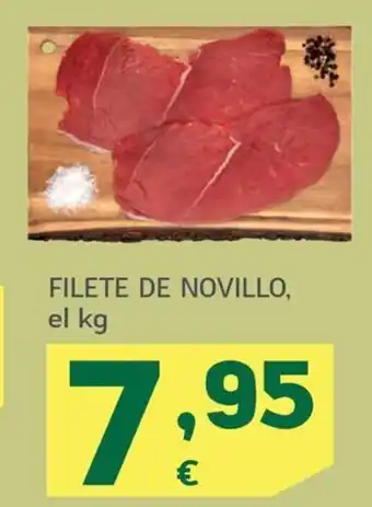 HiperDino FILETE DE NOVILLO, el kg oferta