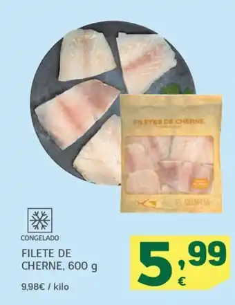 HiperDino FILETE DE CHERNE, 600 g oferta