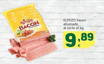 HiperDino ELPOZO bacon ahumado, al corte el kg oferta