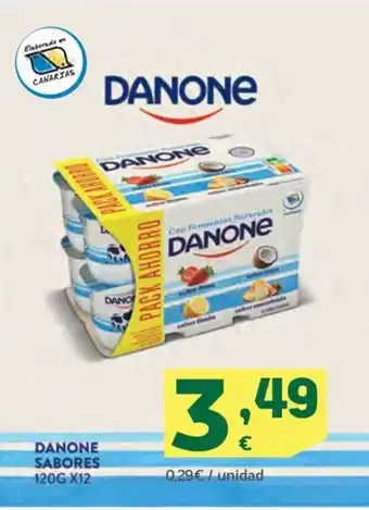 HiperDino DANONE SABORES 120G X12 oferta