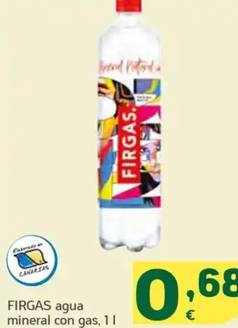 HiperDino FIRGAS agua mineral con gas, 11 oferta