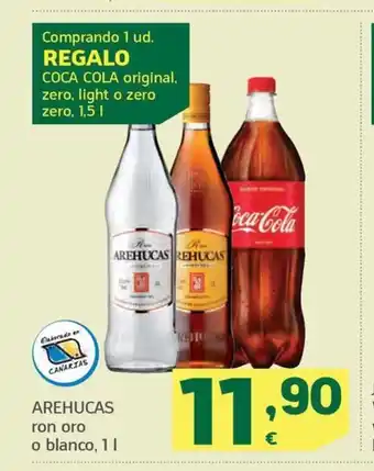 HiperDino AREHUCAS ron oro o blanco, 11 oferta