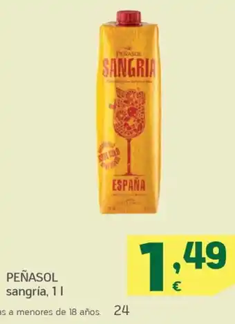 HiperDino PEÑASOL sangría, 11 oferta