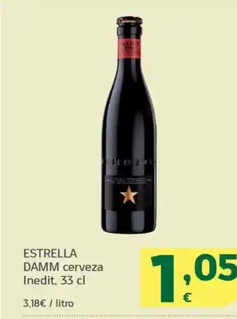 HiperDino ESTRELLA DAMM cerveza Inedit, 33 cl oferta