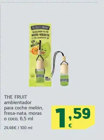 HiperDino THE FRUIT ambientador para coche melón, fresa-nata, moras oferta