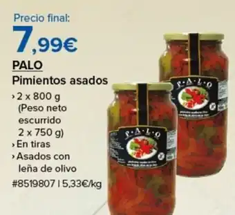 Costco PALO Pimientos asados oferta