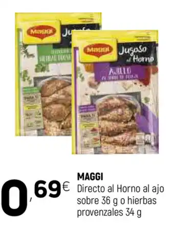 Coviran Maggi Directo al Horno al ajo sobre 36g oferta