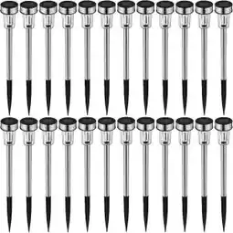 Brico Depôt 24 lámparas solares LED multicolor para jardín oferta