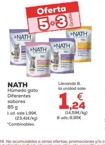 Kiwoko NATH Húmedo gato Referencias seleccionadas 70 g oferta