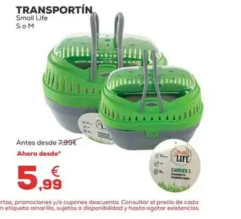 Kiwoko TRANSPORTÍN Small Life oferta