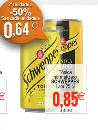 Plenus Supermercados Tonica normal zero schweppes oferta