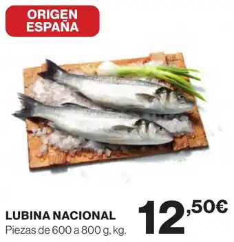 Hipercor LUBINA NACIONAL oferta