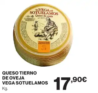 Hipercor QUESO TIERNO DE OVEJA VEGA SOTUELAMOS oferta