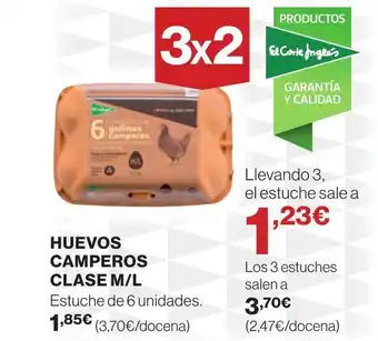 Hipercor HUEVOS CAMPEROS CLASE M/L oferta