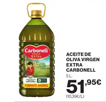 Hipercor ACEITE DE OLIVA VIRGEN EXTRA CARBONELL oferta