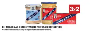 Hipercor EN TODAS CONSERVAS DE PESCADO CONSORCIO oferta