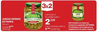 Hipercor JUDIAS VERDES GVTARRA oferta