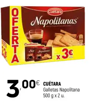 Coviran Cuétara Galletas Napolitana 500g x 2u oferta