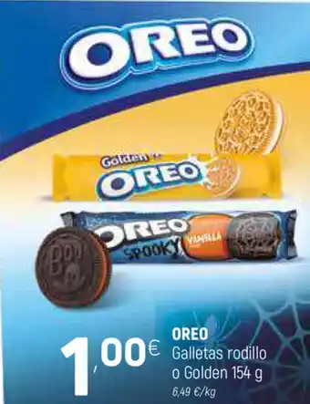 Coviran Oreo Galletas rodillo o Golden 154g oferta