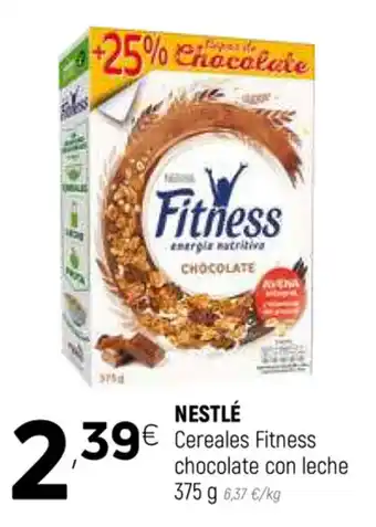 Coviran Nestlé Cereales Fitness chocolate con leche 375g oferta