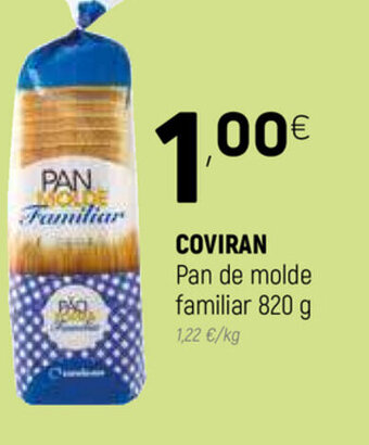 Coviran Coviran Pan de molde familiar 820g oferta