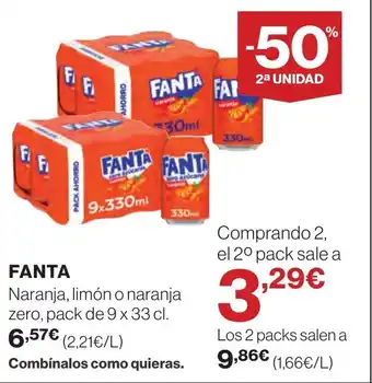Hipercor FANTA oferta