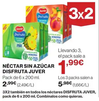 Hipercor NECRAR SIN AZUCAR DISFRUTA JUVER oferta