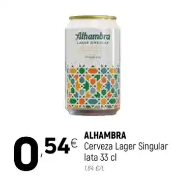 Coviran Alhambra Cerveza Lager Singular 33cl oferta