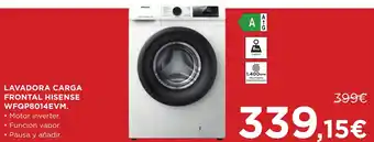 Hipercor LAVADORA CARGA FRONTAL HISENSE WFQP8014EVM oferta