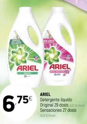 Coviran Ariel Detergente liquido Original 29 dosis oferta