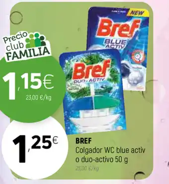 Coviran Bref Colgador WC blue activ o duo-activo 50g oferta