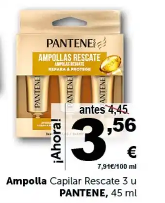 Masymas Ampolla Capilar Rescate 3 u PANTENE, 45 ml oferta