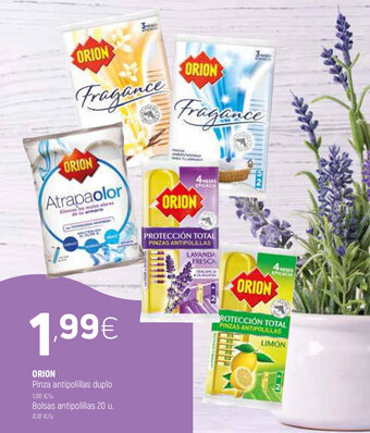 Coviran Orion Pinza antipolillas duplo oferta